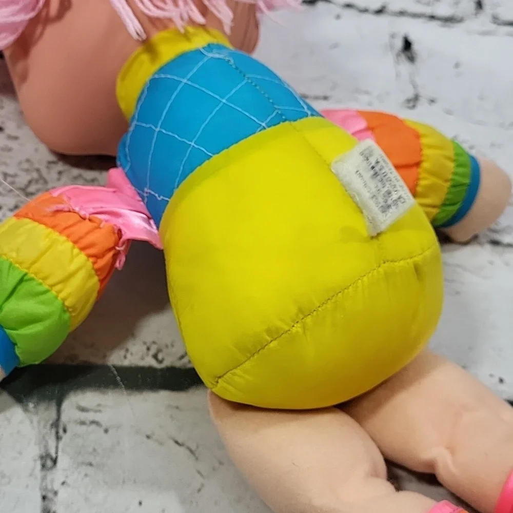 Vintage 80s Rainbow‎ Brite Tickled Pink Doll Hallmark 1983 Flaw